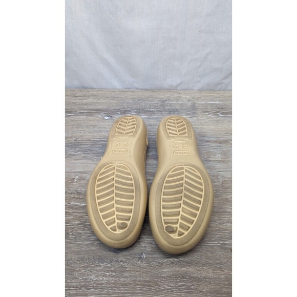 Crocs Size 9 Women's Olivia Slingback Cutout Embellished Casual Flats - Picture 6 of 6